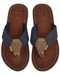 Barbour - Toeman Flip Flops - Lyst