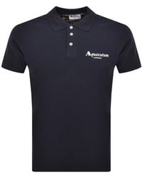 Aquascutum - Logo Polo T Shirt - Lyst