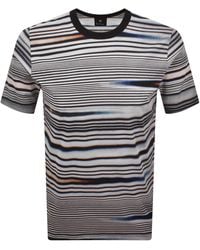 Paul Smith - Striped Regular Fit T Shirt - Lyst