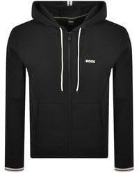 BOSS - Boss Full Zip Zone Hoodie - Lyst