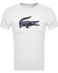 Lacoste Sport Cotton T-shirt in Black for Men - Lyst