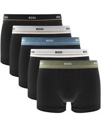 BOSS BUSINESS - Boss Underwear 5 Pack Boxer Trunks - Lyst