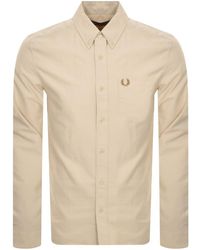 Fred Perry - Oxford Long Sleeved Shirt - Lyst