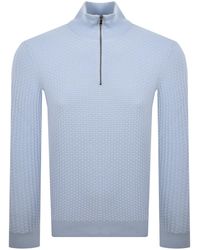 BOSS BUSINESS - Boss Ulicio Half Knit Jumper Light - Lyst