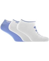HUGO - 3 Pack Logo Socks - Lyst