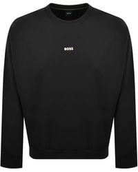 BOSS - Boss Stenson Relaxed Sweatshirt - Lyst