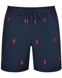 Ralph Lauren - Traveller Logo Swim Shorts - Lyst
