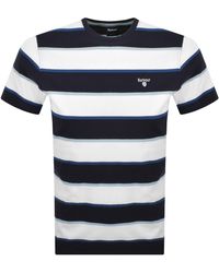 Barbour - Meldon Stripe T Shirt - Lyst
