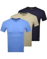 Ralph Lauren - 3 Pack Short Sleeve T Shirts - Lyst