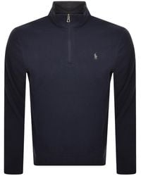 Ralph Lauren - Half Zip Sweatshirt - Lyst