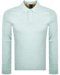 BOSS - Boss Long Sleeve Passerby Polo T Shirt - Lyst