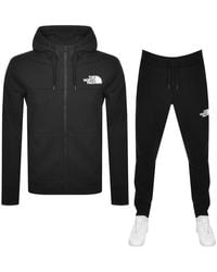 north face tracksuit green