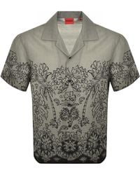 HUGO - Espino Short Sleeve Shirt - Lyst