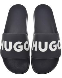 HUGO Sandals, slides and flip flops for Men | Online Sale up to 70% off |  Lyst
