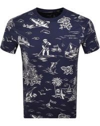 Ralph Lauren - Bear Print T Shirt - Lyst