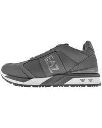 EA7 - Emporio Armani Logo Trainers - Lyst