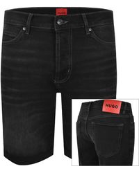 HUGO - 634 Denim Shorts Dark - Lyst