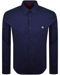 HUGO - Long Sleeved Ermo Shirt - Lyst
