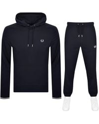 Fred Perry - Tipped Hooded Tracksuit - Lyst
