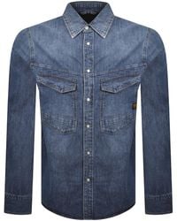 G-Star - Raw Dakota Regular Long Sleeved Shirt - Lyst