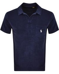 Ralph Lauren - Towelling Polo T Shirt - Lyst