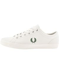 Fred Perry - Baseline Leather Trainers - Lyst