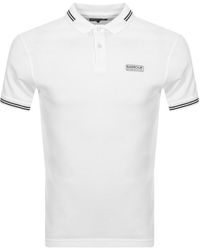 Barbour - Tipped Polo T Shirt - Lyst