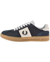 Fred Perry - Textured Poly Trainers - Lyst