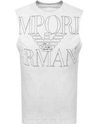 Armani - Emporio Logo Vest - Lyst