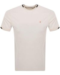Farah - Bedingfield Tipping T Shirt - Lyst