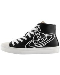 Vivienne Westwood High Top Sneakers - Black