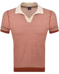 BOSS BUSINESS - Boss H Jianluca Knit Polo - Lyst