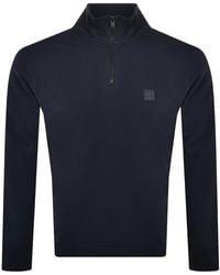 BOSS - Boss Zetrust Quarter Zip Sweatshirt - Lyst