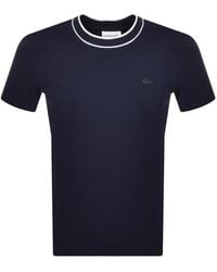 Lacoste - Crew Neck Pique T Shirt - Lyst