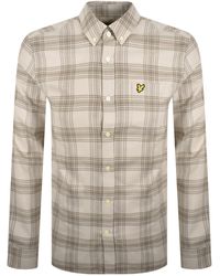 Lyle & Scott - Check Flannel Shirt - Lyst