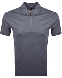 BOSS BUSINESS - Boss H Paras 50 Quarter Zip Polo - Lyst