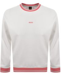 BOSS - Boss We Blocks Sweatshirt - Lyst
