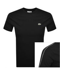 Lacoste - Logo Tape T Shirt - Lyst