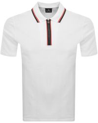 Paul Smith - Regular Zip Polo T Shirt - Lyst