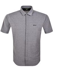 BOSS - Boss Short Sleeved Dymova Shirt Dark - Lyst