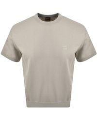 BOSS - Boss Kanacho Knit T Shirt Open - Lyst