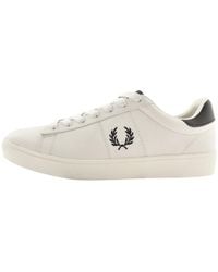 Fred Perry - Spencer Leather Trainers - Lyst