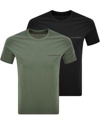 Armani - Emporio 2 Pack T Shirts - Lyst