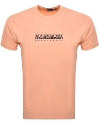 Napapijri - S Box Short Sleeve T Shirt - Lyst