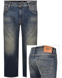 Replay - Aideen Straight Fit Jeans Medium - Lyst