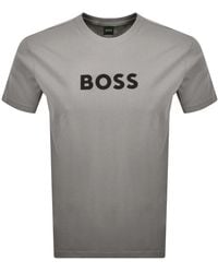 BOSS - Boss Silicon Logo T Shirt - Lyst