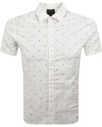 ARMANI EXCHANGE - Ax Pattern Shirt Off - Lyst