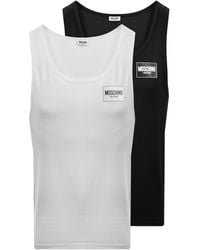 Moschino - 2 Pack Vests - Lyst