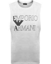 Armani - Emporio Logo Vest - Lyst