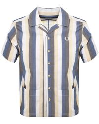 Fred Perry - Ombre Stripe Collar Shirt - Lyst